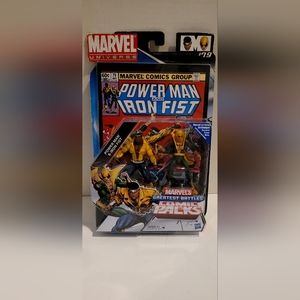 2010 MARVEL UNIVERSE Comic Packs_POWER MAN and IRON FIST figures_Greatest Battle